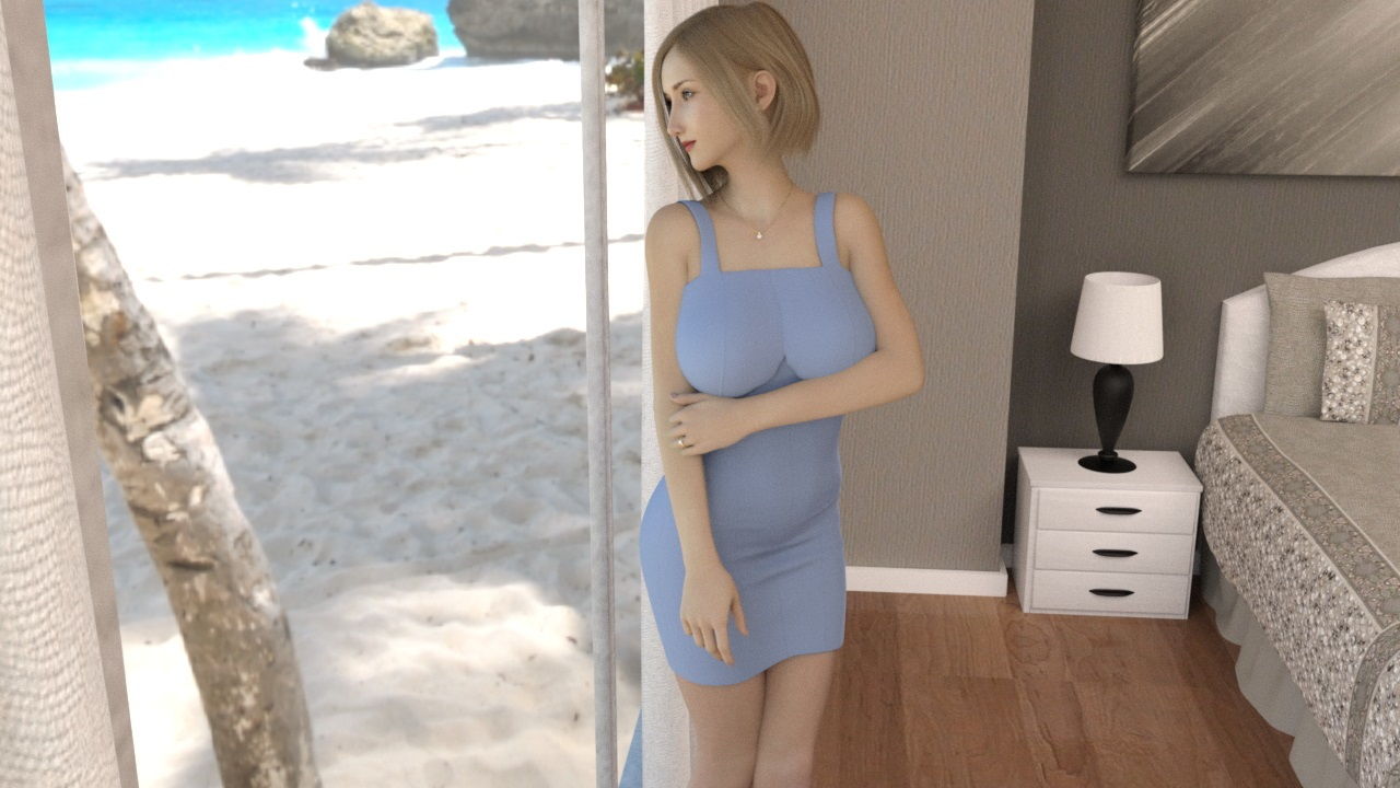 サンプル画像1:エリーさんとリゾートホテルでラブラブエッチ(Skirtization) [d_151095]