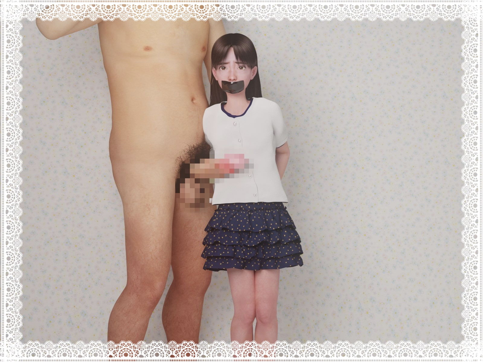 サンプル画像6:拘束強制中出し子作りセックス(artman) [d_151993]