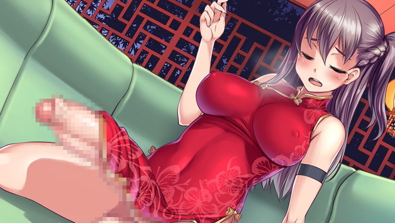 サンプル画像1:ふたなりチャイナさんのおちんちんにヤバい薬を注射してオチンチン巨大化成功！！(KNOCKOUT) [d_152182]