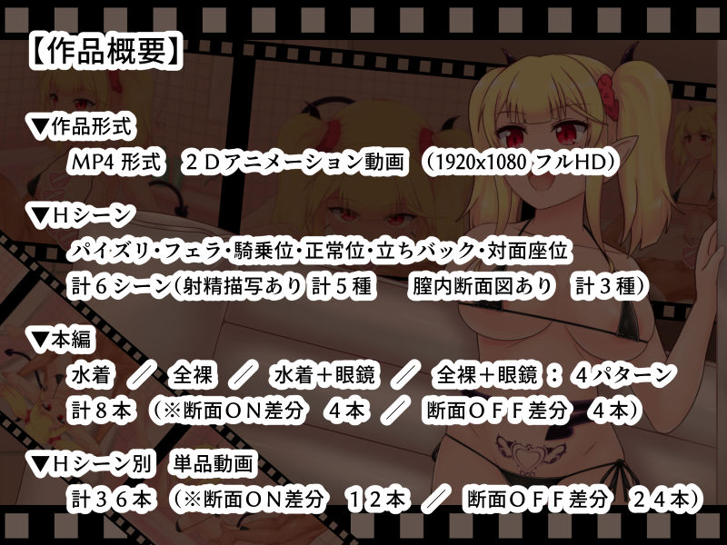 サンプル画像4:淫魔が来たりて俺を抜く。～サキュバスのお姉さんが童貞くんを搾り取ってあげるアニメ。～(ドラムカン押し隊) [d_152924]