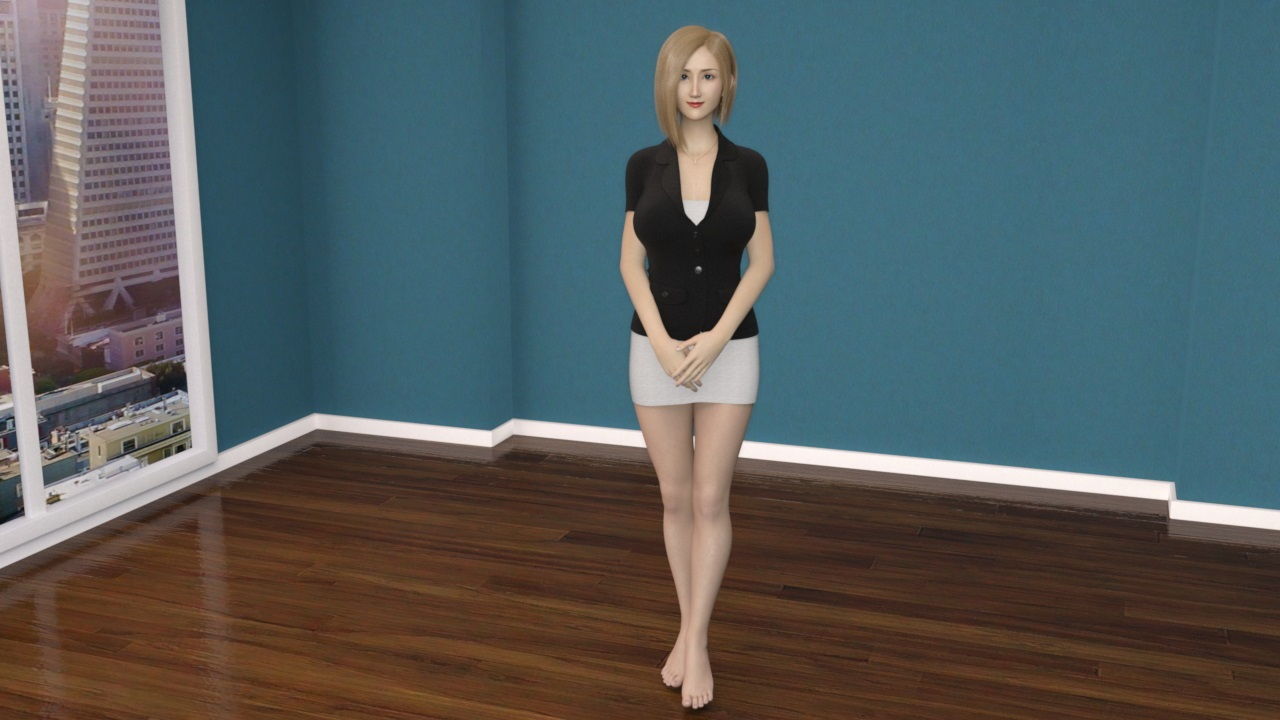 サンプル画像1:不動産レディのお仕事(Skirtization) [d_153551]