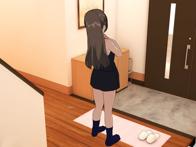 サンプル画像1:新婚人妻NTR～玄関で潮吹き痙攣絶頂！(風車F) [d_154055]