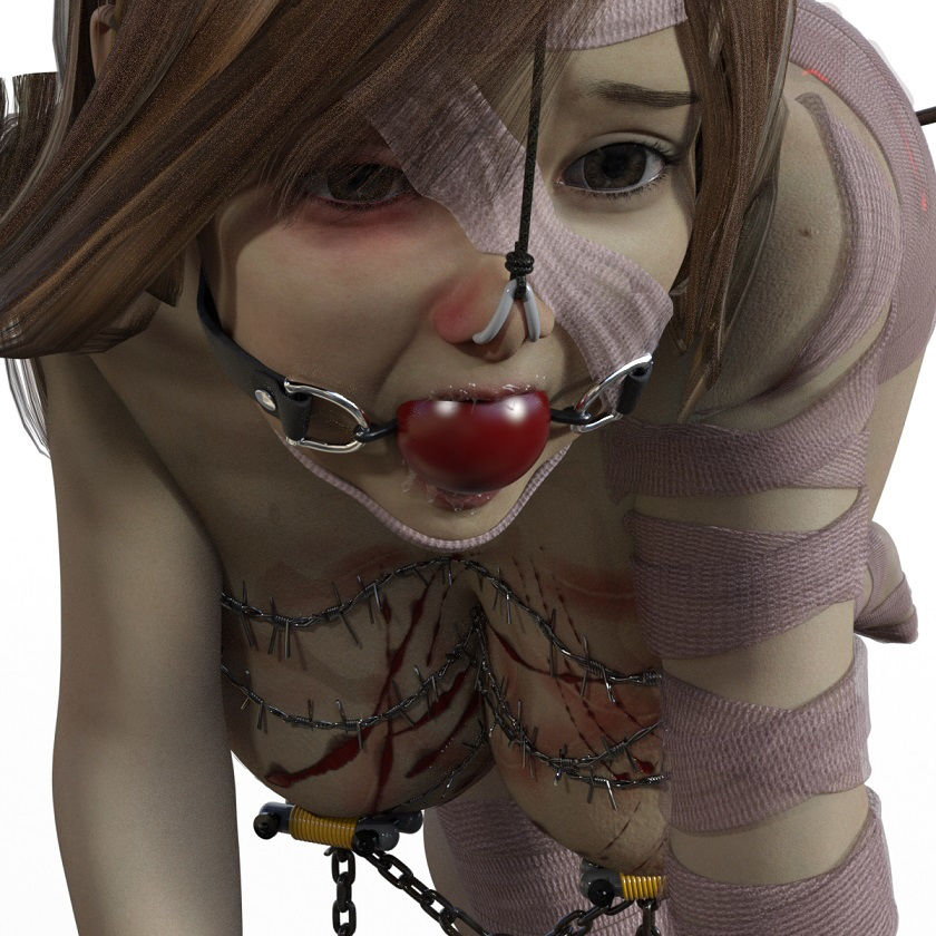 サンプル画像2:包帯美女の前から後ろから(キンク文庫) [d_154758]