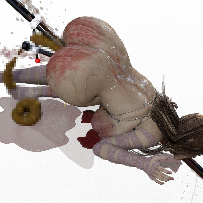 サンプル画像3:包帯美女の前から後ろから(キンク文庫) [d_154758]