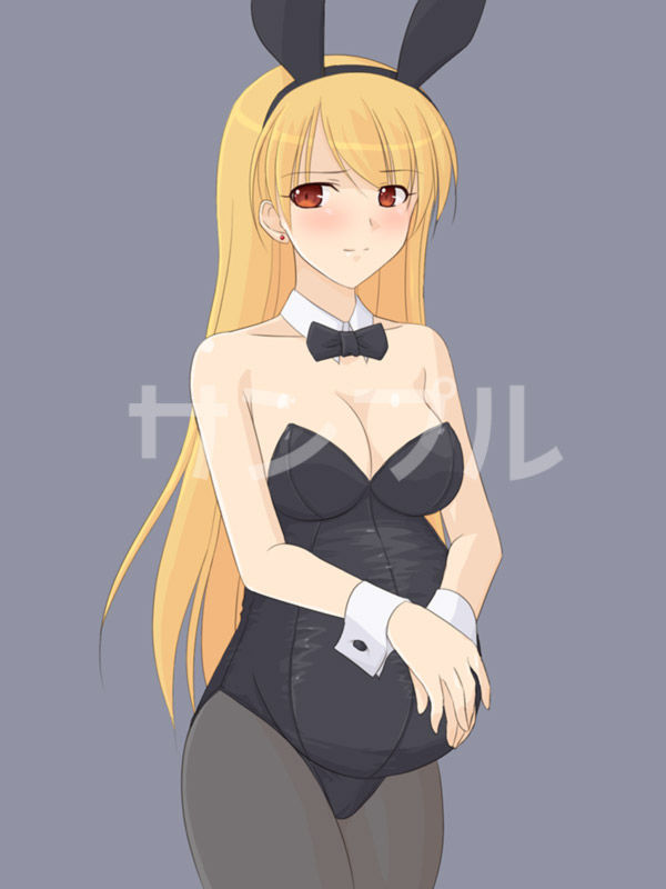 サンプル画像3:金髪幼馴染がバニーガールのコスプレをしてたから。(へたれっち) [d_155567]