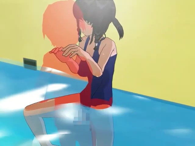 サンプル画像4:水泳部員と先生のハメ撮りムービー～プールサイド(風車F) [d_155853]