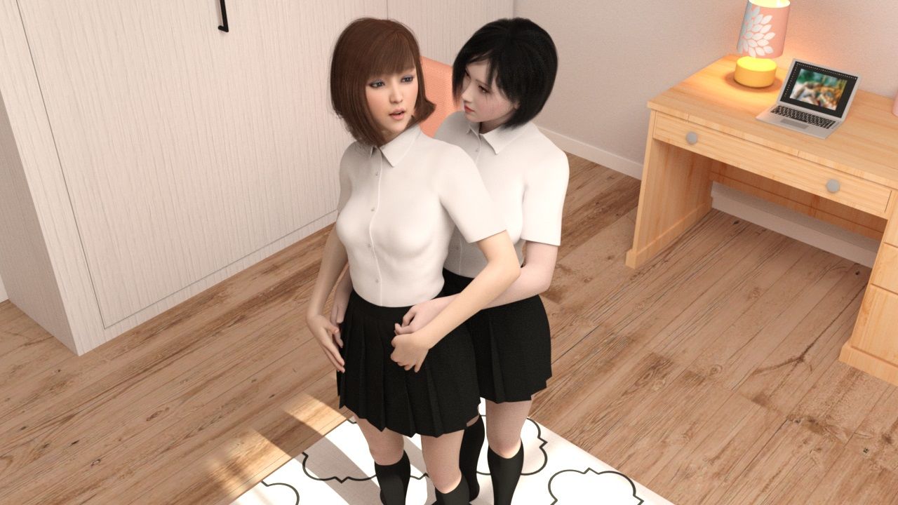 サンプル画像1:いちごちゃんとゆんちゃん(Skirtization) [d_155920]