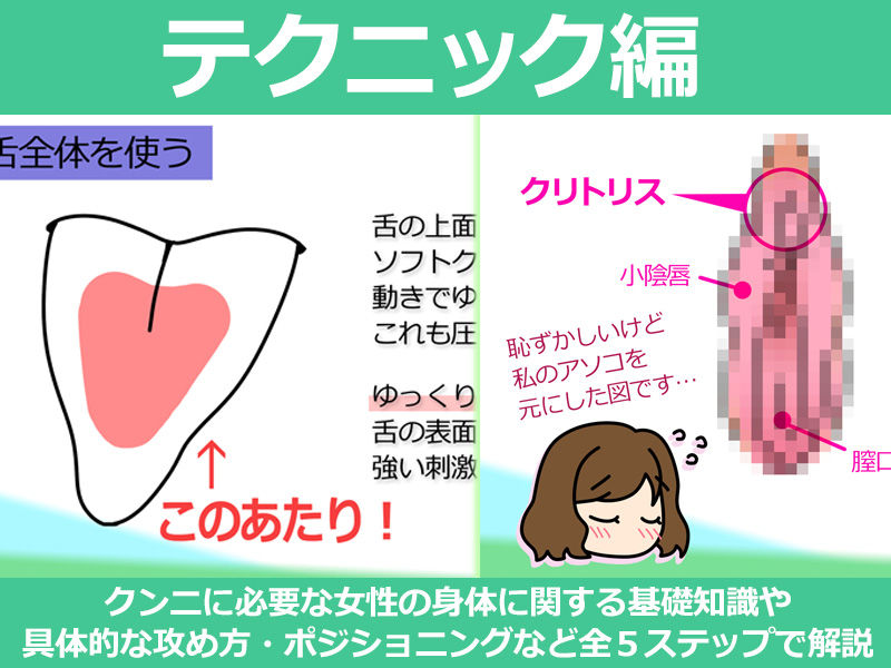 サンプル画像4:100人の女性が教えてくれた本当に気持ち良いクンニ教本(ネバックス) [d_156786]