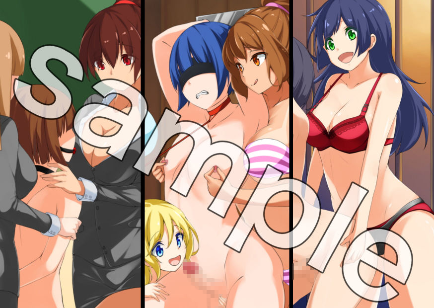 サンプル画像3:女の子×女の子×女の子×男の子II(裏不思議) [d_157266]