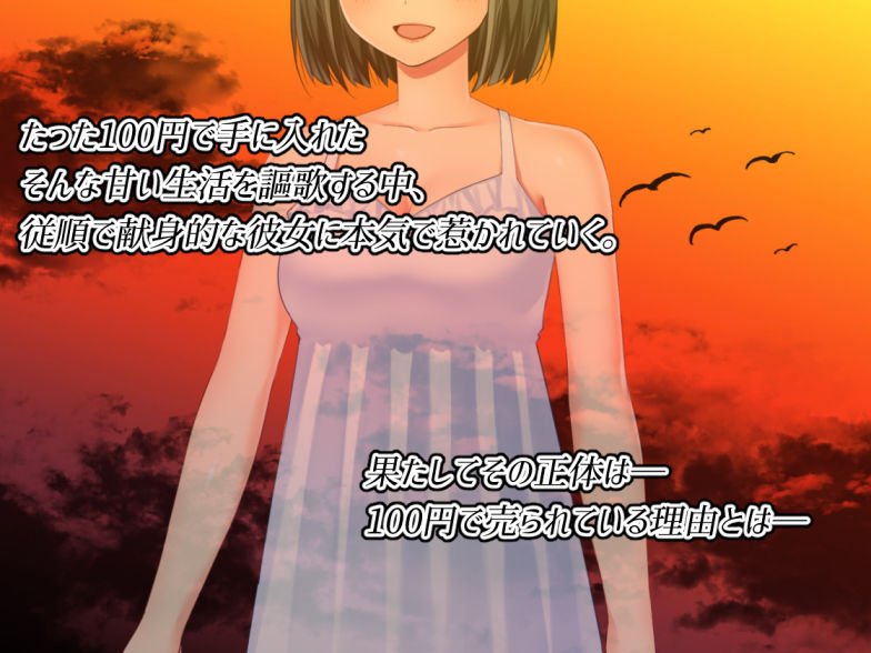 サンプル画像4:私を100円で買いませんか？(黒猫と夜) [d_158225]