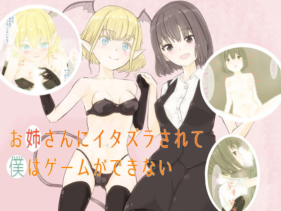 お姉さんにイタズラされて僕はゲームができないのジャケット
