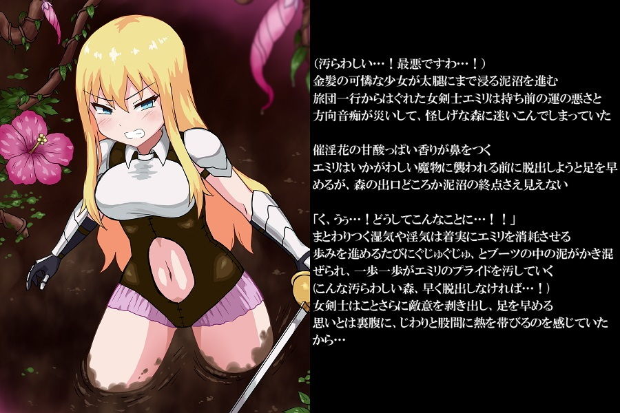 サンプル画像1:女剣士は あやしいもり に迷ってしまった。II(ばななのかわ) [d_158976]