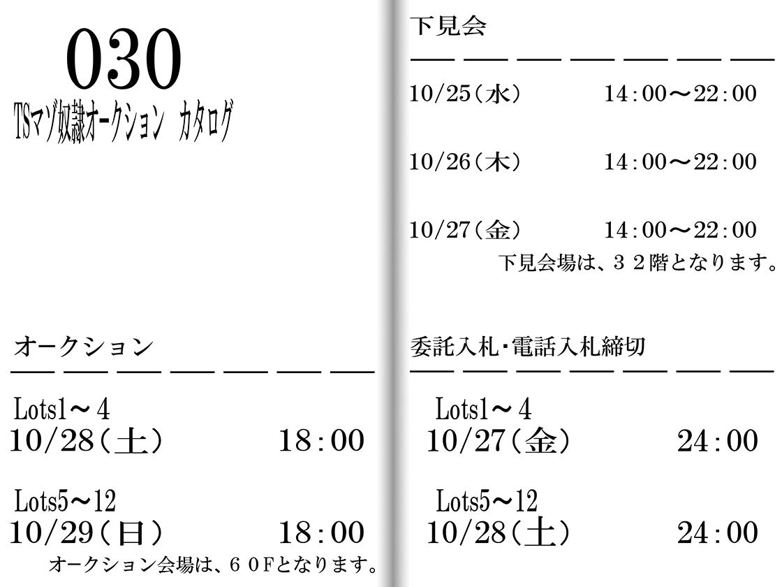 サンプル画像1:TSマゾ奴隷オークション カタログ(M小説同盟) [d_161480]