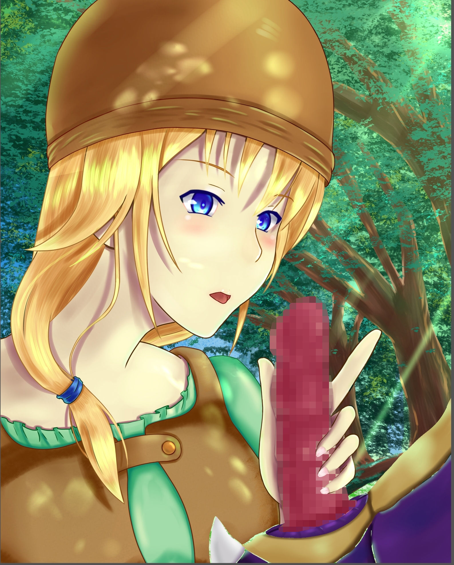 サンプル画像2:村娘とワーム2本目(狐の春画店) [d_165011]