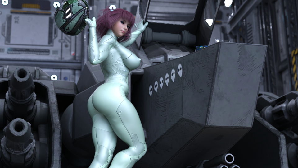 サンプル画像2:氷の白鳥 【前編】 ～高飛車body完全陥落！狙われた天才パイロット！ぬるぬる小隊、ワレ美人小隊長を撃墜セリ！～(アイソレッティー) [d_167437]