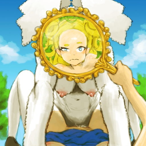 サンプル画像1:とある女の子が不思議な鏡の中へ行った時にふたなりウサギ獣人にそそのかされ野外プレイをする羽目になったた時のお話(SENIPHA) [d_168462]