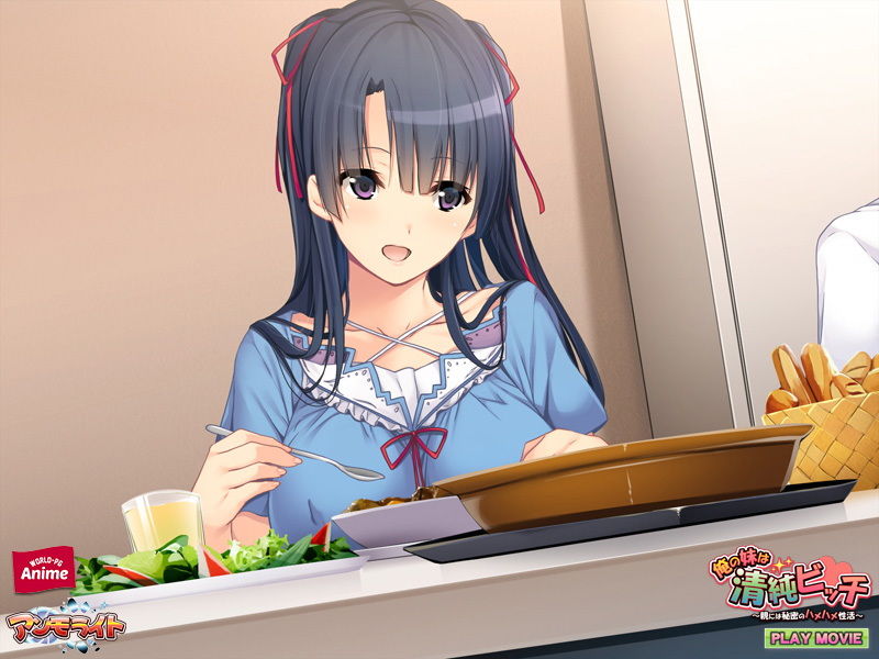 サンプル画像6:俺の妹は清純ビッチ～親には秘密のハメハメ性活 PLAY MOVIE(WorldPG Anime) [d_168496]