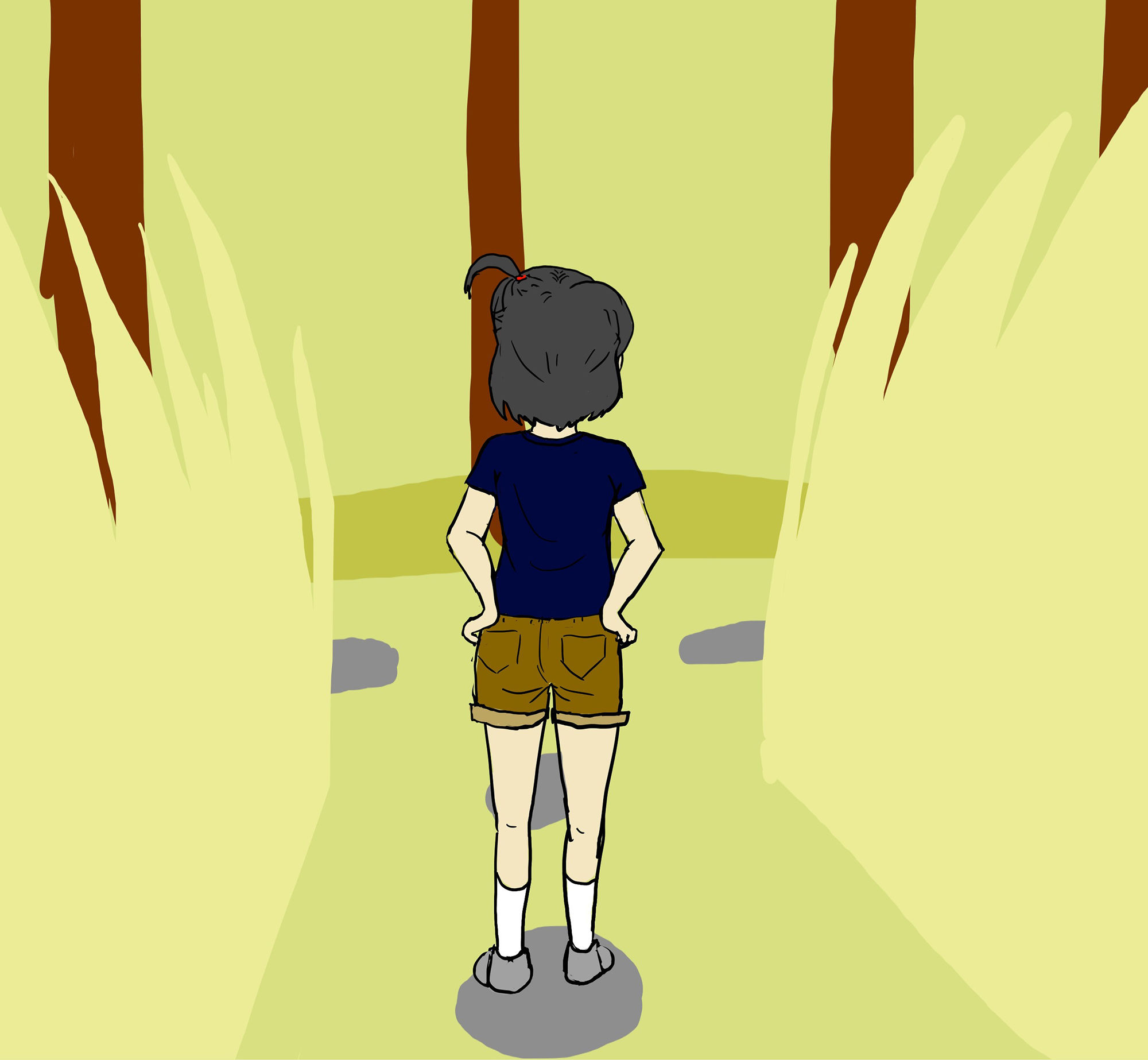 サンプル画像3:悪童エミちゃん「野グソって最高！」の巻(缶チュー水泳) [d_174559]