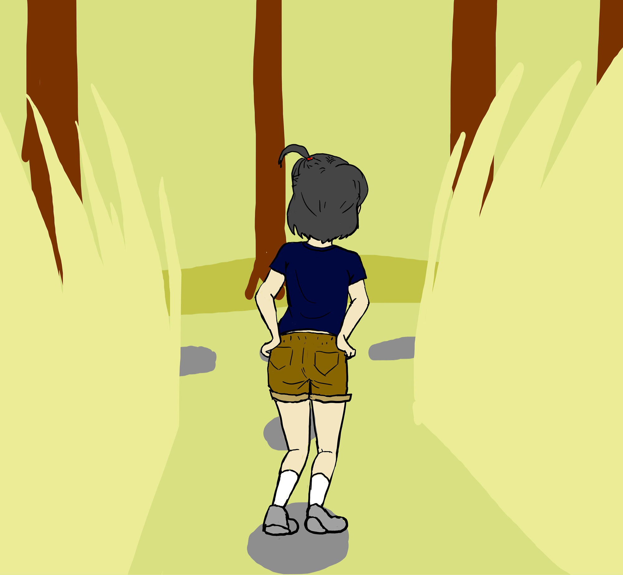 サンプル画像4:悪童エミちゃん「野グソって最高！」の巻(缶チュー水泳) [d_174559]