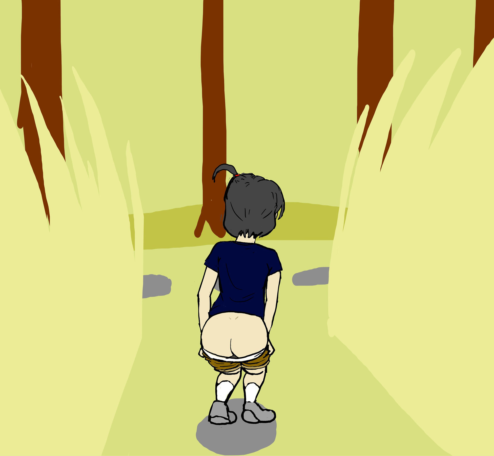 サンプル画像6:悪童エミちゃん「野グソって最高！」の巻(缶チュー水泳) [d_174559]