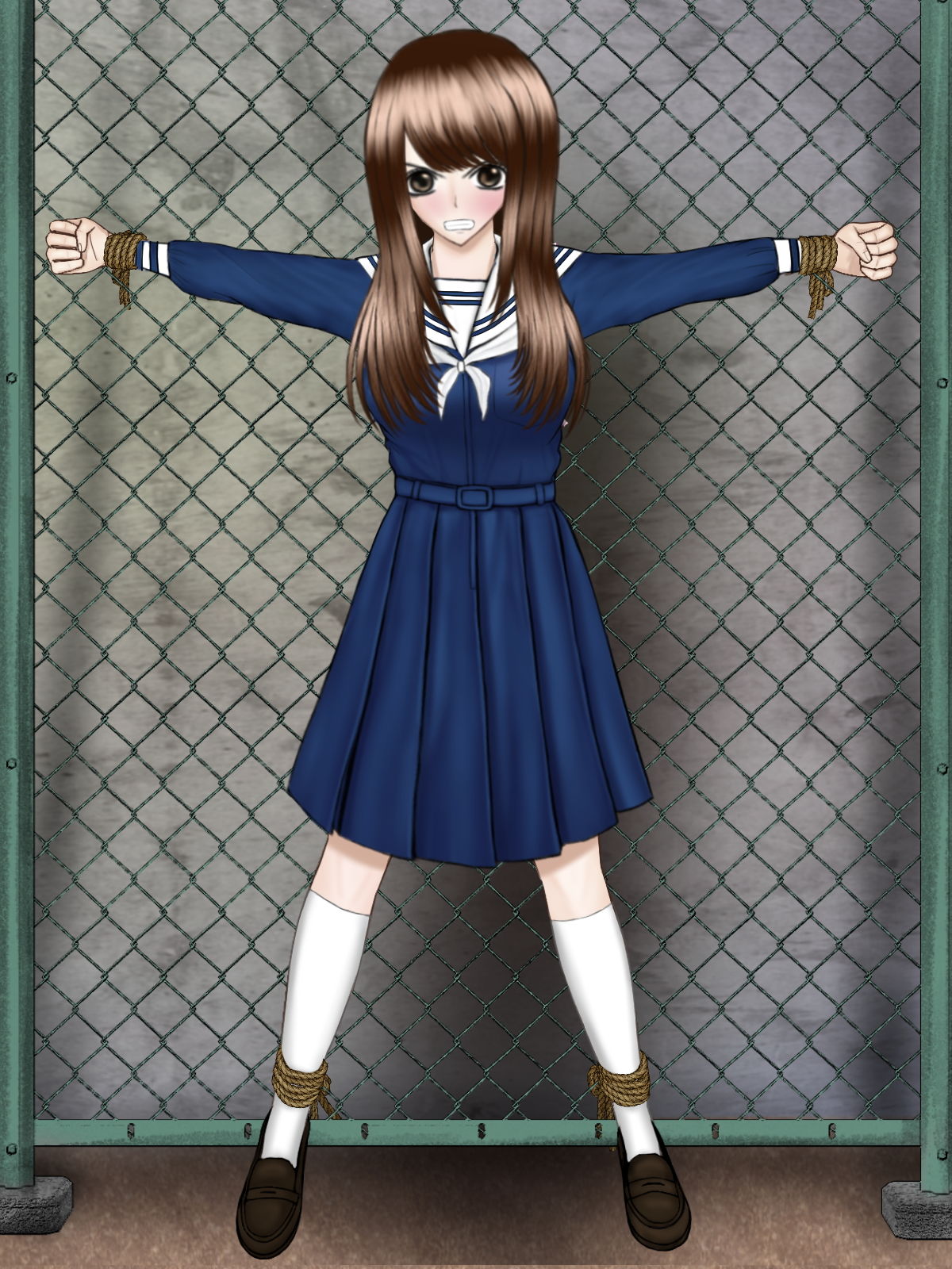 サンプル画像2:緊縛！Comic Girl 女子校生 真衣の悲劇(ギャオン) [d_175890]