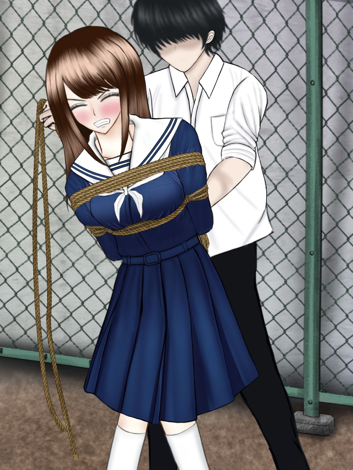 サンプル画像3:緊縛！Comic Girl 女子校生 真衣の悲劇(ギャオン) [d_175890]