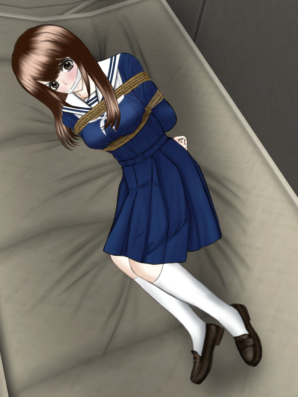 サンプル画像4:緊縛！Comic Girl 女子校生 真衣の悲劇(ギャオン) [d_175890]