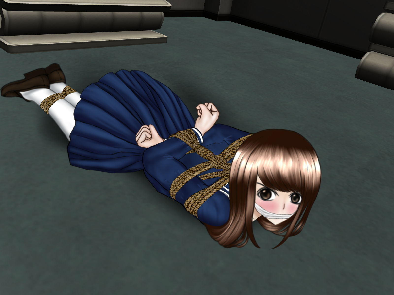 サンプル画像5:緊縛！Comic Girl 女子校生 真衣の悲劇(ギャオン) [d_175890]