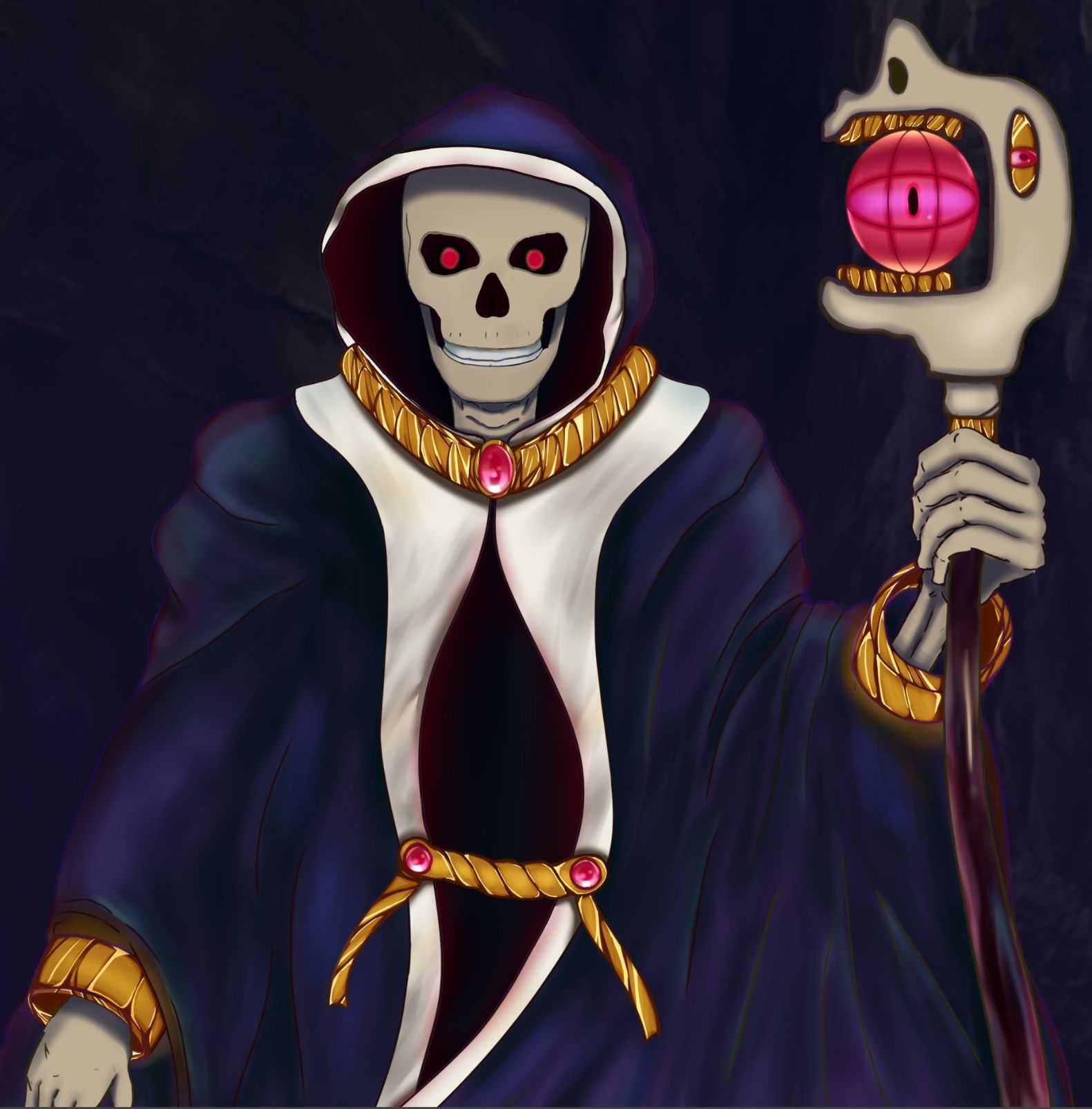 サンプル画像2:見習い魔女とリッチ(狐の春画店) [d_175946]