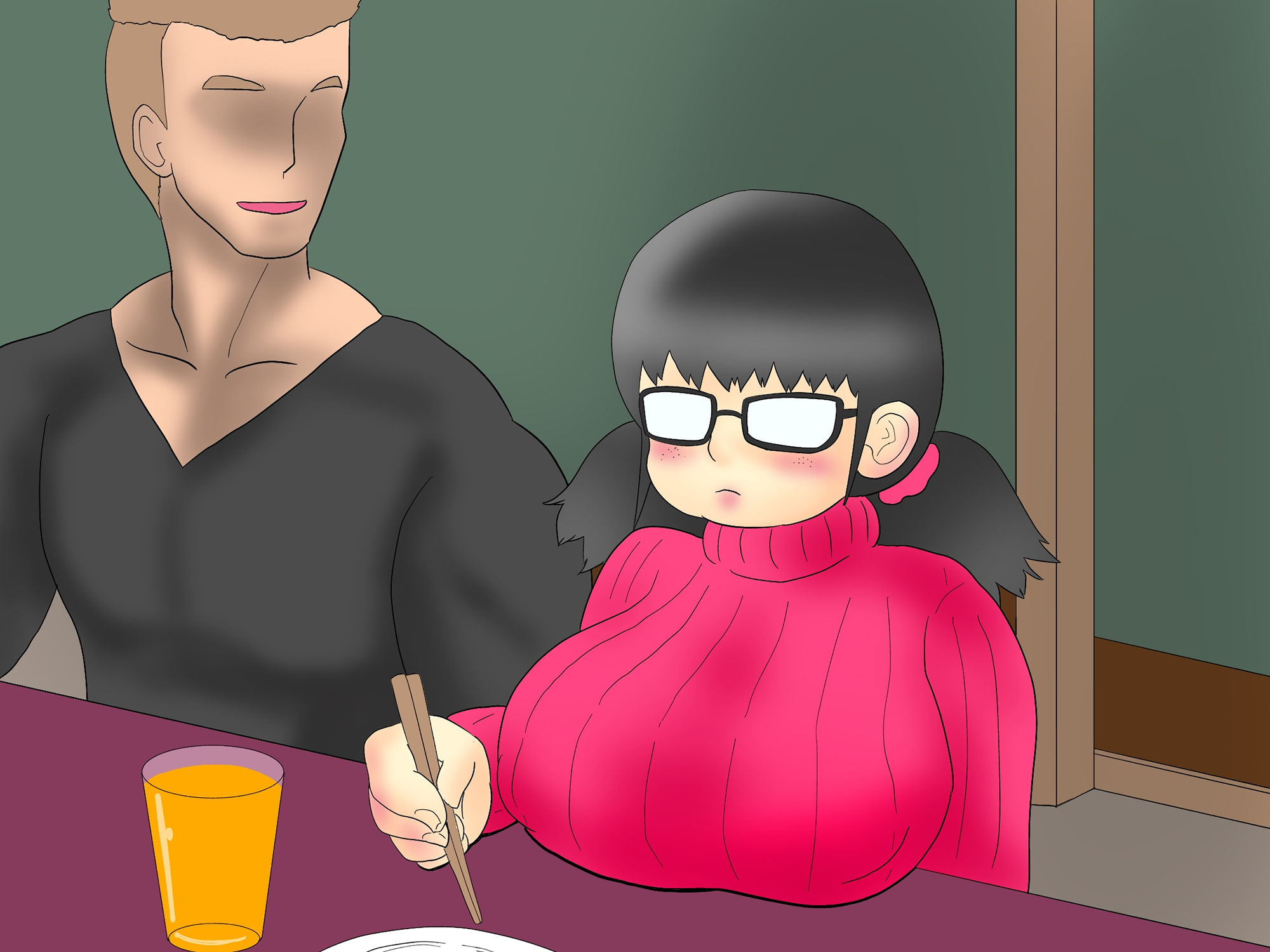 サンプル画像1:地味オタ陰キャ女メス豚調教(くれーぷくれーぷ) [d_176610]