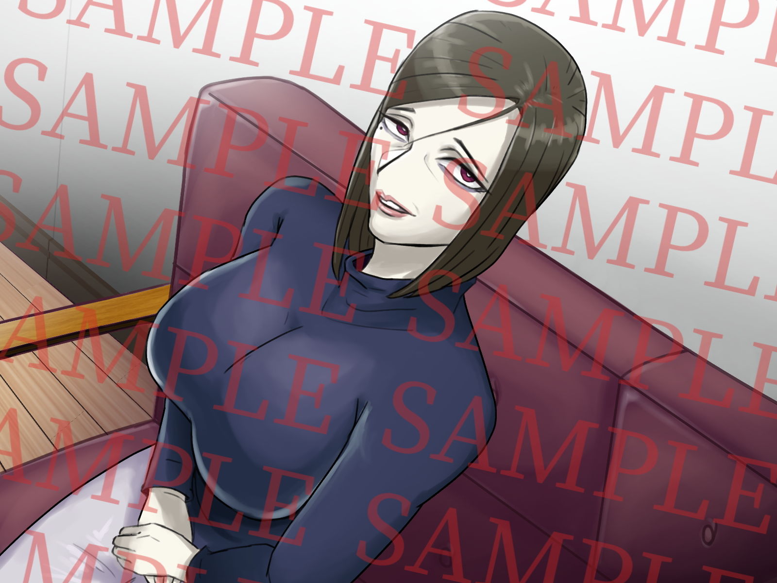 サンプル画像2:完全主観で楽しむ！怪しい宗教勧誘おばさんの性勧誘2(ちょっとB専) [d_176768]