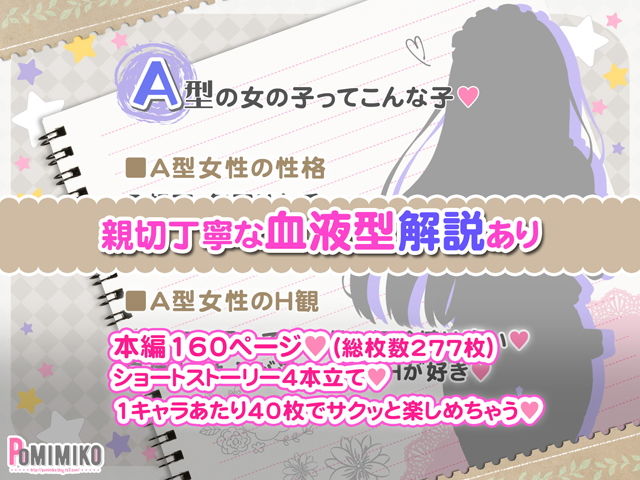 サンプル画像4:血液型別オプション(ぽみみ子宅) [d_177679]