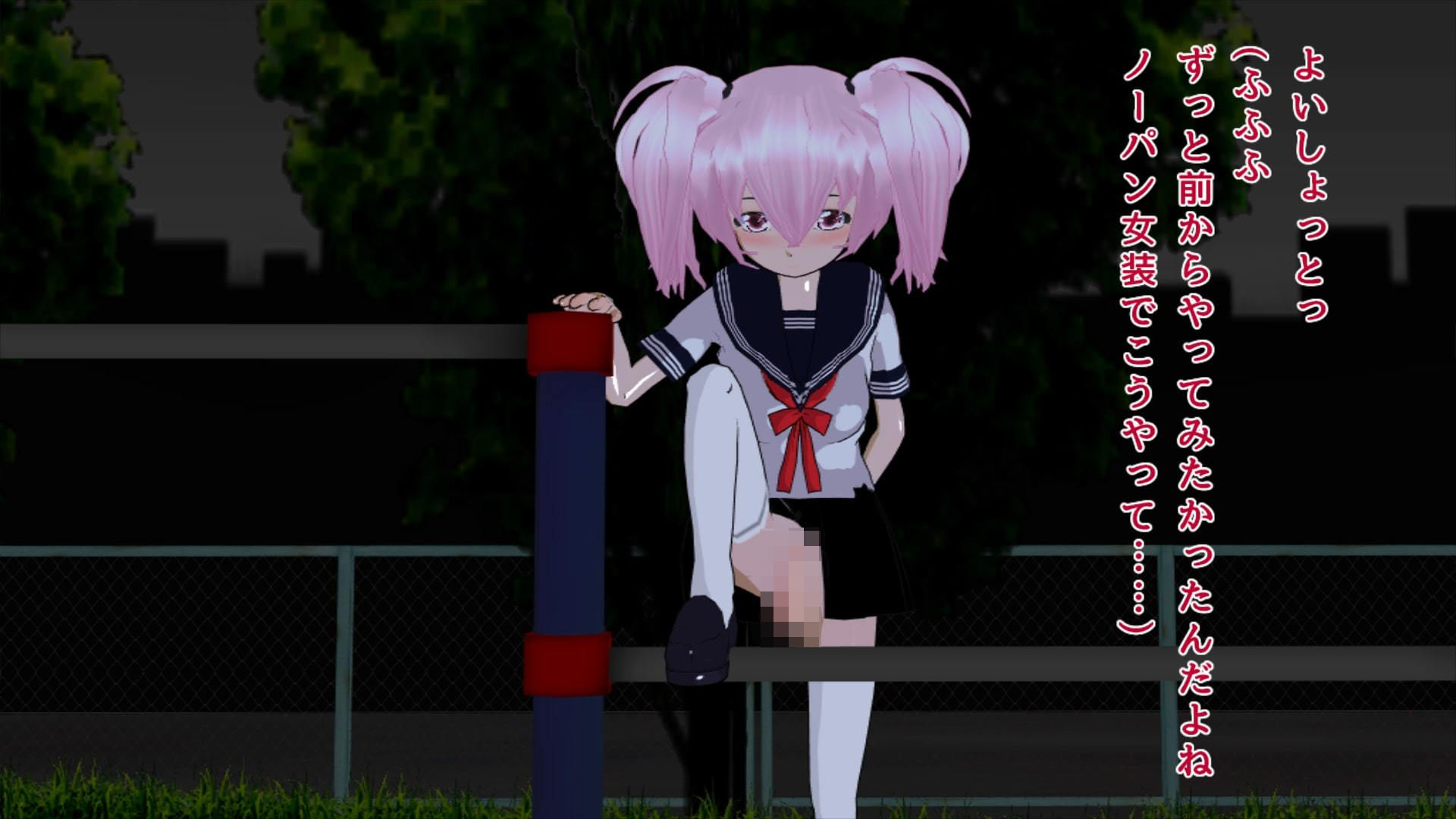 サンプル画像4:どきどき公園女装露出プレイ(ハードコア001) [d_178375]