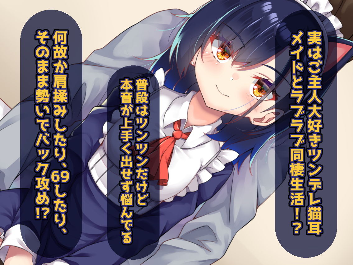 サンプル画像1:ご主人様が好きすぎるツンデレ猫耳メイドの同棲生活(純愛＊キュビズム) [d_179945]