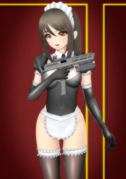 サンプル画像2:サイボーグ要人警護官 武装メイド マイ(NATURALDAYS) [d_180063]