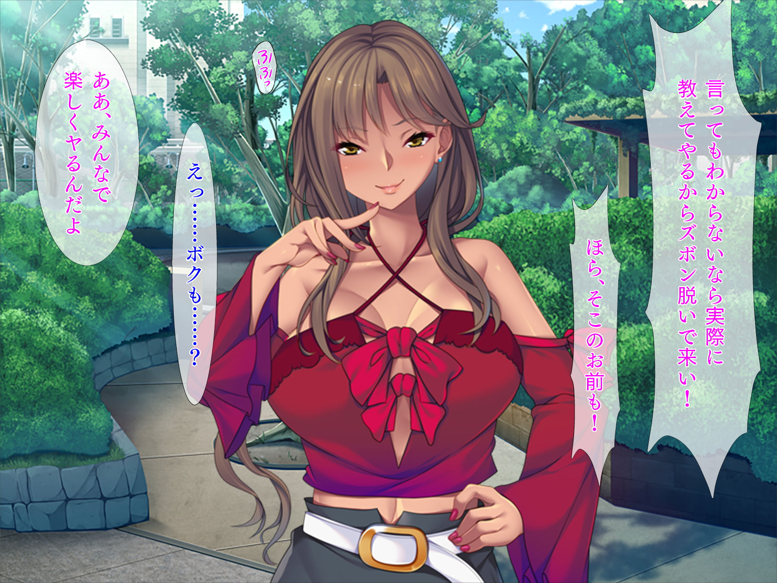 サンプル画像1:黒ギャルが引っ越した田舎は、村人全員が巨根の持ち主だった。［続］(TGA) [d_180861]