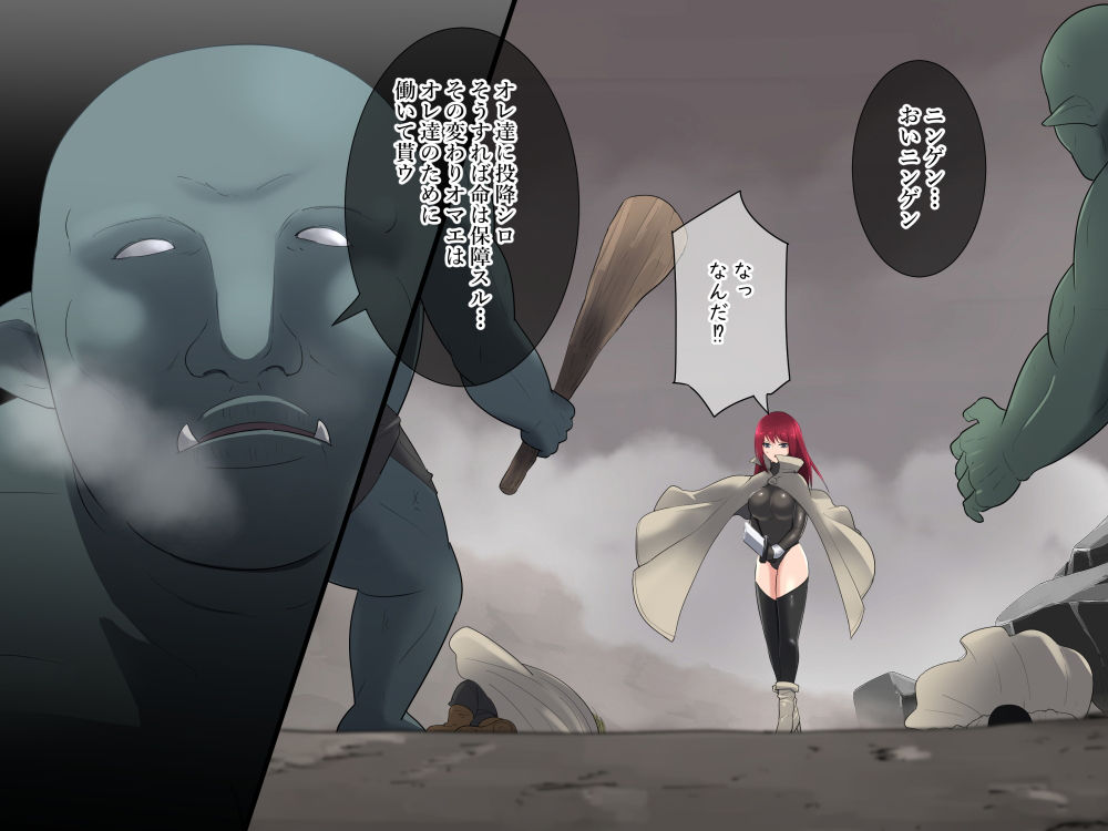 サンプル画像1:オークに孕まされた女戦士(フレイア) [d_181318]