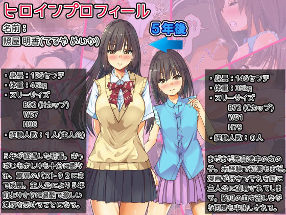 サンプル画像1:5年間で初潮を果たしオトナの体に成長した少女に再び膣内射精漬け！(ゆうやけボックス) [d_182739]