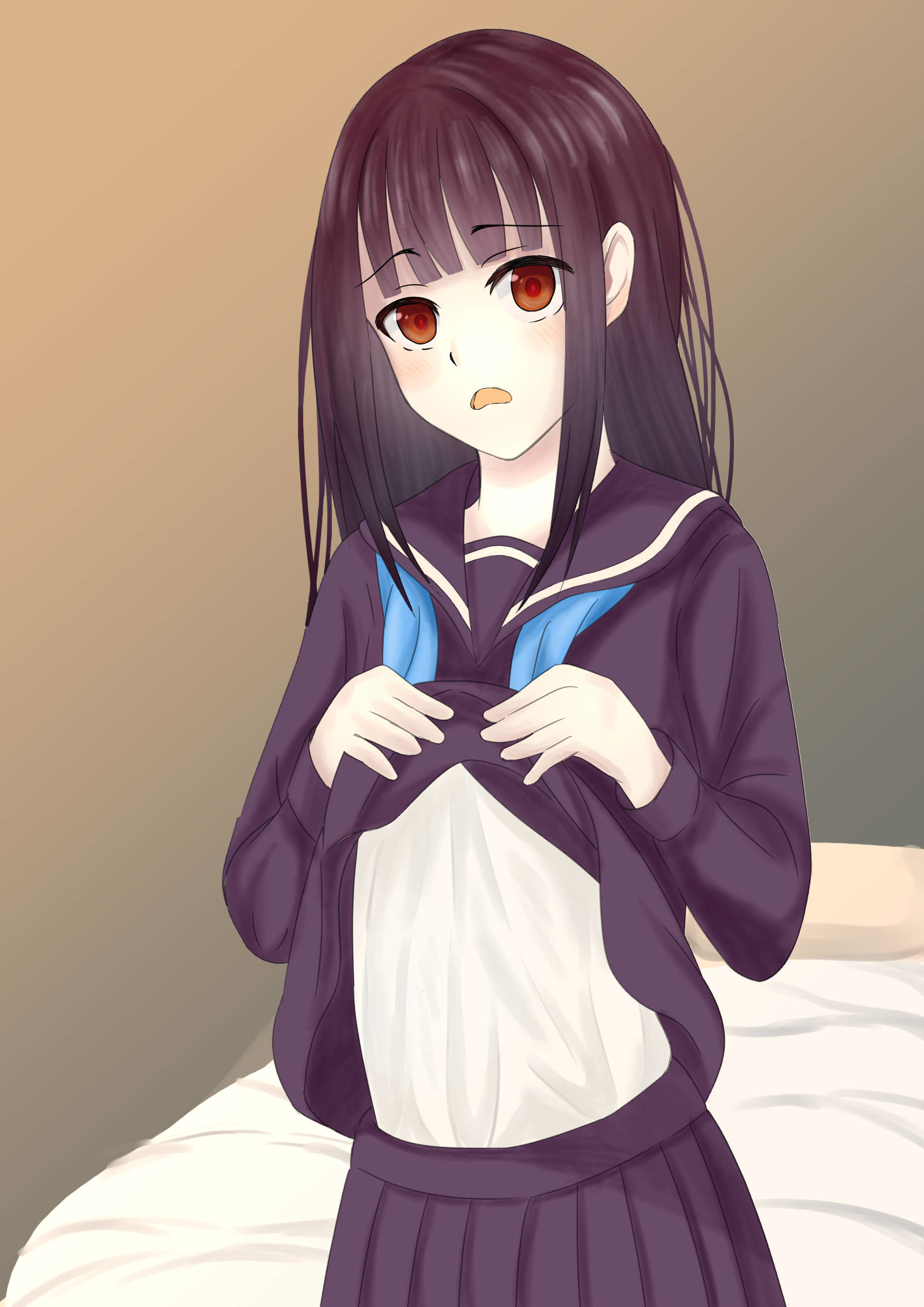 サンプル画像5:困ってる兄の為にヌードデッサンの被写体になった件(かわいいは正義) [d_182970]