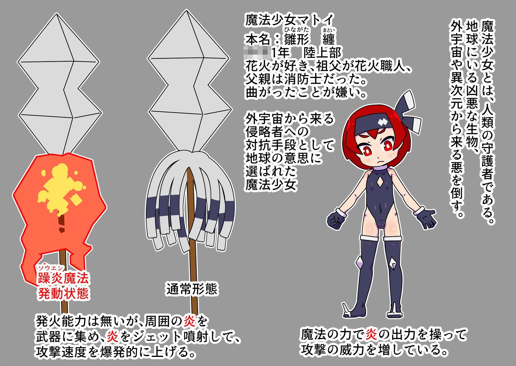 魔法少女マトイが陰茎化改造され人格排泄射精におぼれる