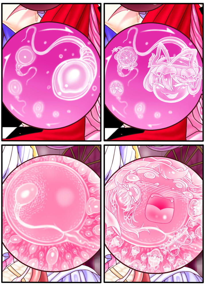 サンプル画像4:八雲紫とレミリアの結婚子作り(やし屋) [d_183359]