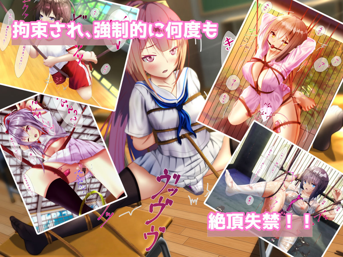 サンプル画像2:緊縛X玩具Xおもらし(ちゃせたの庭) [d_183689]