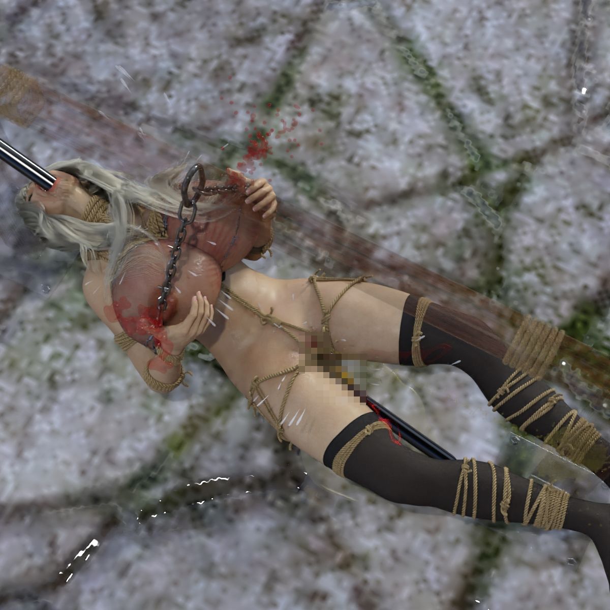 サンプル画像3:ムーメイの食い込むロープそして浣腸(キンク文庫) [d_184024]