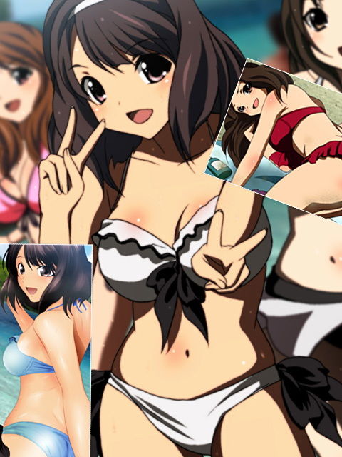 サンプル画像2:女友達と夏の海SPECIAL(ミックス ステーション) [d_185221]