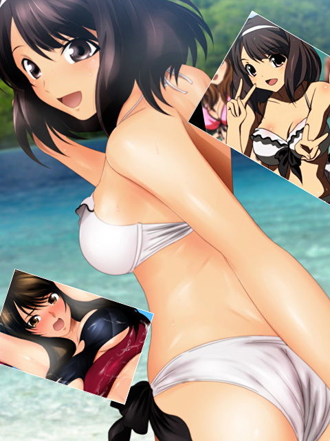 サンプル画像3:女友達と夏の海SPECIAL(ミックス ステーション) [d_185221]