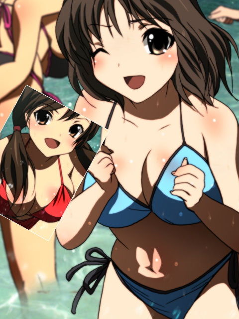 サンプル画像6:女友達と夏の海SPECIAL(ミックス ステーション) [d_185221]