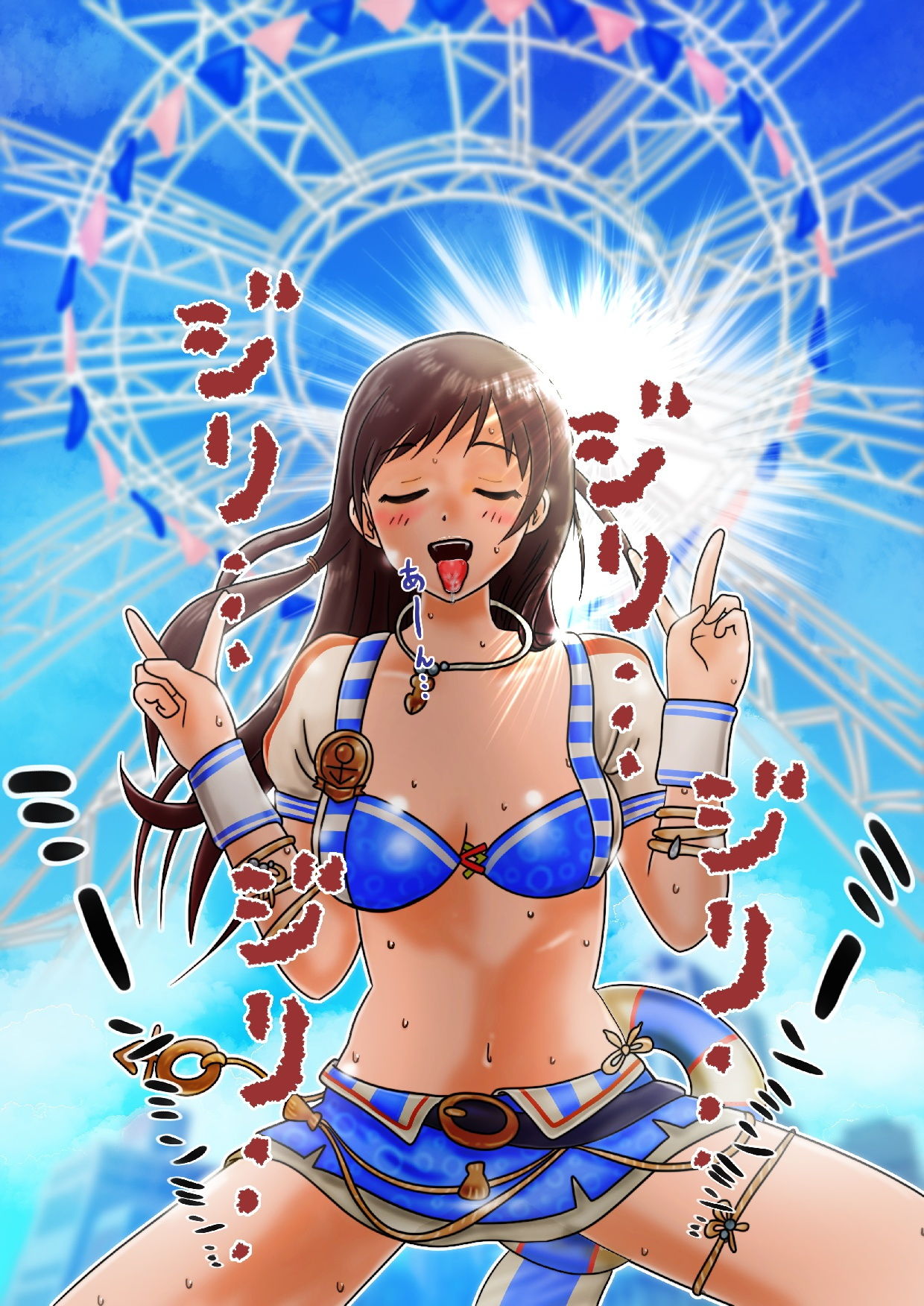 サンプル画像4:【糞尿まみれ】変態JDアイドル奴●が憧れの水上ステージで露出調教(鬼天裂大百禍) [d_185605]