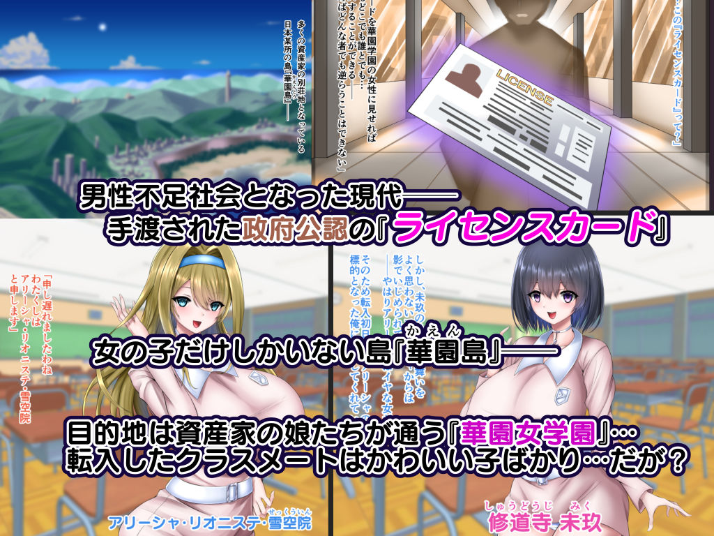 サンプル画像1:問答無用学園〜生ハメ特権でJK完全征服〜(Master-random) [d_186393]