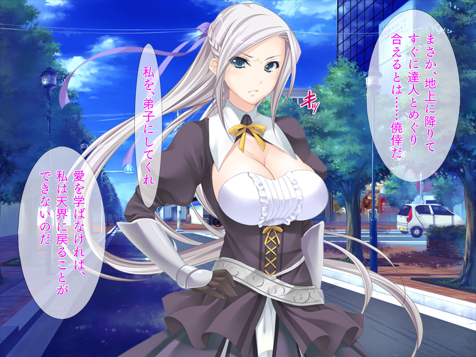 サンプル画像1:硬派な女騎士、初めてのセックス修行「ダメだっ！はしたないけど声が出てしまうっ！」(TGA) [d_187679]