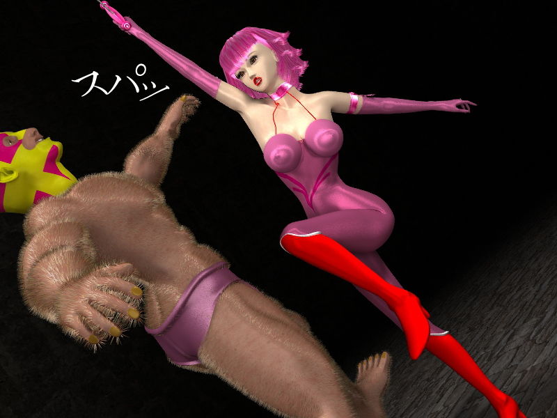 サンプル画像2:正義のコスプレヒロイン 桃色レディ(PerilCosplayHeroine) [d_188493]